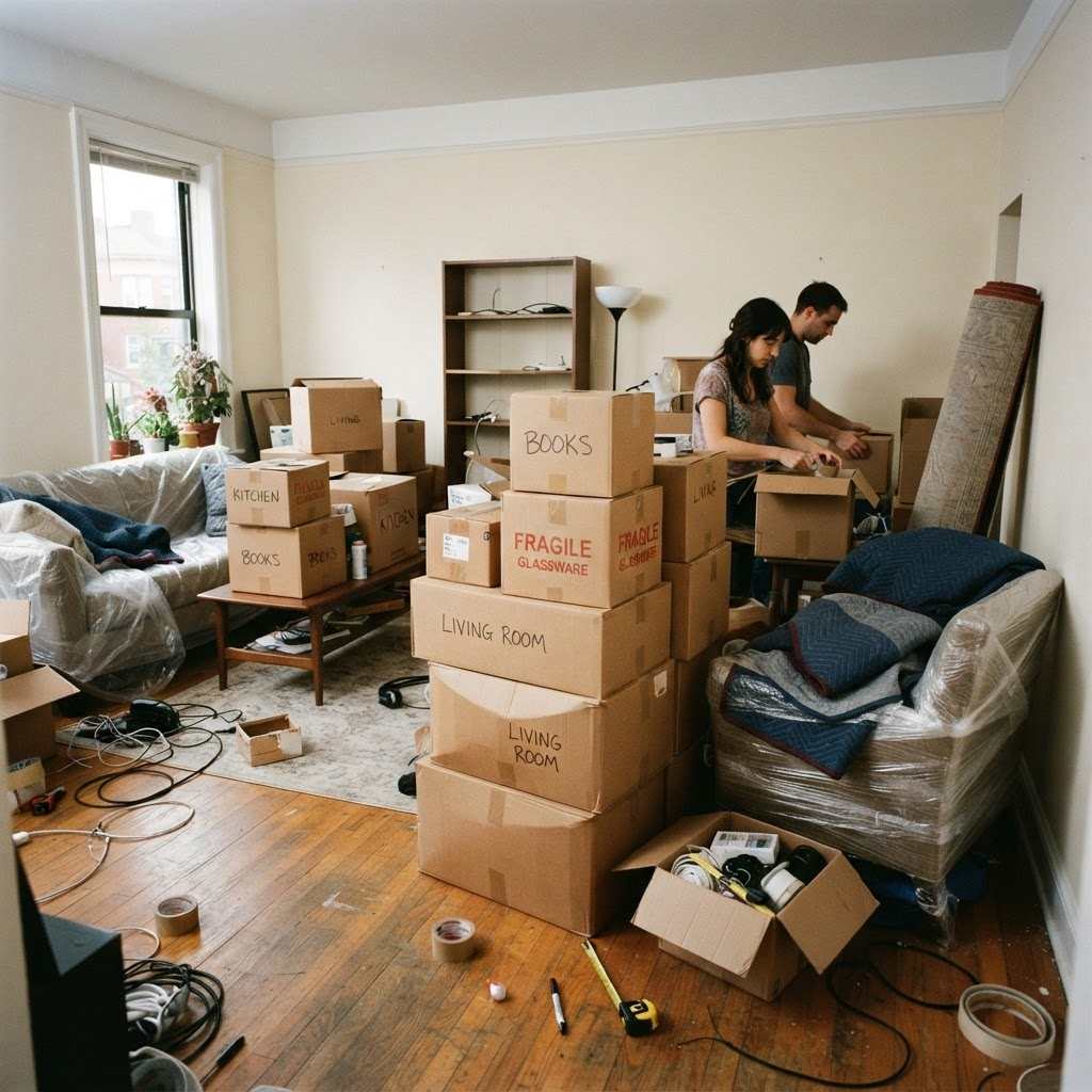 MOVING before